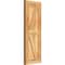Ekena Millwork Framed Board-n-Batten Shutters w/Z-Bar, Rough Sawn Western Red Cedar, 10 3/4W x 30H, PR RBF06Z11X030RWR - alternate 5